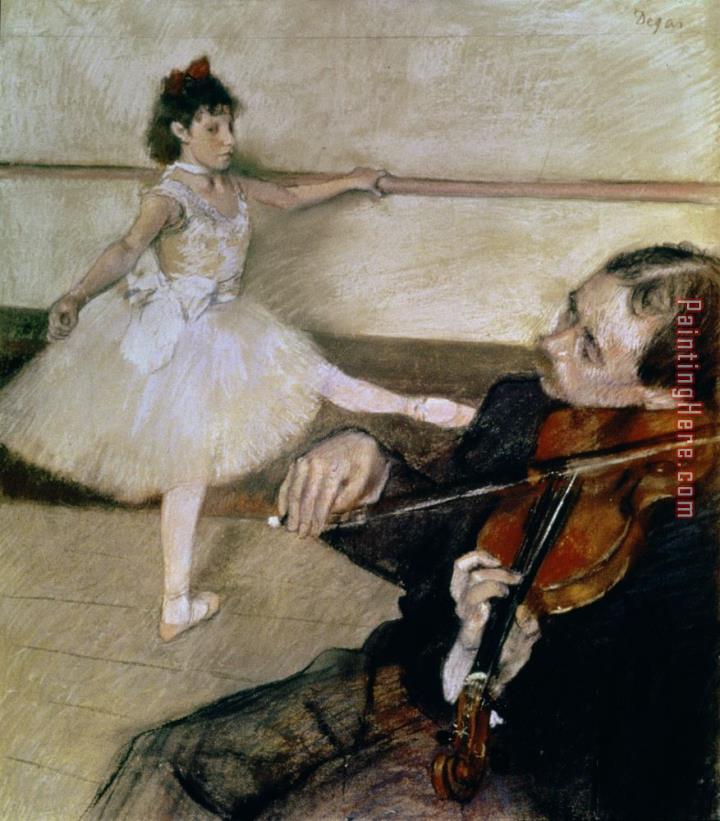 Edgar Degas The Dance Lesson